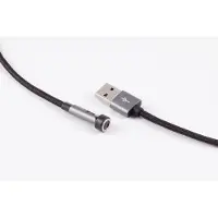 Shiverpeaks USB-A Magnetkabel, 3in1, 540°, 7-Pin, weiß, 1,0m