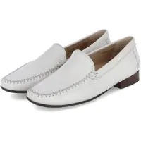 Sioux Slipper CAMPINA Damen Glattleder WeißGröße:71/2