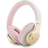 GUESS Bluetooth-On-Ear-Kopfhörer GUBH604GEMP pink/pink 4G Script