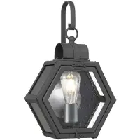 Quintiesse Außen-Wandleuchte Heath Breite 26,7cm schwarz