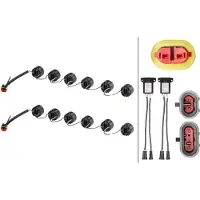 Hella Tagfahrleuchten-Set Fahrzeugfront 12 V 6 W LED glasklar für u.a. AEBI