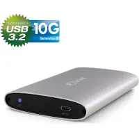 Fantec ALU-25U31 silber 2,5 USB 3.1 Typ C Aluminium
