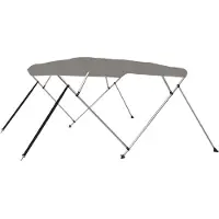 Syfax 4-Bow Bimini-Top Grau 243x210x137 cm