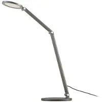 LUCANDE LED-Schreibtischlampe Mion, 41 cm, rund, dimmbar