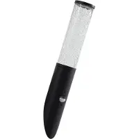 LINDBY Außenwandleuchte Gavros, schwarz, Aluminium, Sensor