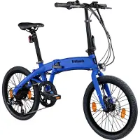 Tretwerk E-Bike "Akimbo Plus" Gr. 32, blau, Elektrofahrräder, 32cm, 20 Zoll (50,80cm), E-Bike, Pedelec, Elektrofahrrad für Damen und Herren