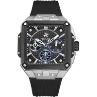 Beverly Hills Polo Club Herrenuhr BEVERLY HILLS BP3742X.361 in Schwarz, modisches Geschenk