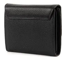 Esquire Leder Geldbörse Primavera Ladies Wallet Black schwarz