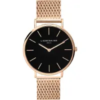 Liebeskind berlin Watch Damen Armbanduhr mit 38 mm rundes Gehäuse Quarzuhr mit Mesharmband – 5 ATM wasserdicht, Alltagstauglich & stilvoll Klassisches Design