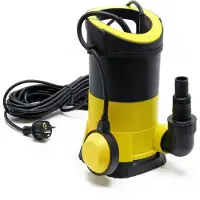 Wiltec Schmutzwasserpumpe 7.000l/h, 400W, max. Förderhöhe 7,5m, Fremdkörper bis Ø5mm