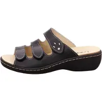 Longo Komfort Pantoletten Damen 343835353335 Schwarz 39 EU