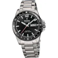 Festina Herrenuhr Titanium Armbanduhr Titan silber D2UF20698/4