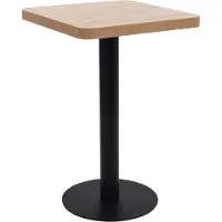 Syfax Bistrotisch Hellbraun 50x50 cm MDF