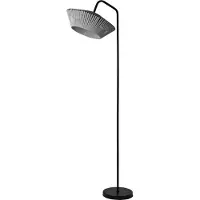 Osram Stehlampe "Decor Stripes", schwarz (dunkelgrau), H: 164cm, 1 Stk., Leuchten, Fassung E27, Stahl und Polyester, Stehlampe