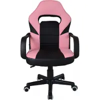 Vdd Gaming Stuhl Thomas Junior - Bürostuhl Gaming-Style - höhenverstellbar - pink schwarz
