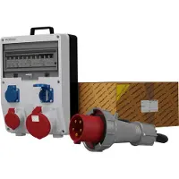 Doktorvolt Stromverteiler TD-S/FI 1x63A 1x16A 2x230V SKH Kabel 5x10mm2 DV-0045-D