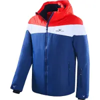 Black Crevice - Herren Skijacke/Snowboardjacke | Farbe: Navy/White/Red | Größe: 3XL/58