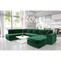 Mirjan 24 Ecksofa Niko Premium, Polsterecke mit Schlaffunktion (Magic Velvet 2225-151 + Venus Velvet 2941 + Magic Velvet 2225-151, Seite: Rechts)