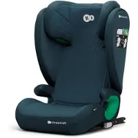 Kinderkraft JUNIOR FIX i-Size - Autositz 100-150 cm - R129 Norm - ISOFIX - SPS - H-GUARD - 10-fach verstellbare Kopfstütze - Waschbarer Bezug - Blau