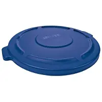 Rubbermaid Commercial Products BRUTE Deckel für Abfalleimer RI000085 aus Polyethylen, Farbe:Blau