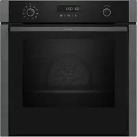 NEFF Pyrolyse Backofen "B6ACH7AG3", Energieeffizienz: A+, grau, B:59,4cm H:59,5cm T:54,8cm, Backöfen, Voll versenkbare Backofentür dank Hide, Pyrolyse Backofen