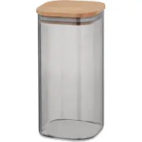 kela Vorratsdose Nea Glas hellgrau 10,0x10,0x20,0cm 1,5l KL-10778