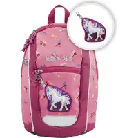 Step by step Kinderrucksack KIGA MINI Kindergartenrucksack-Set Little Unicorn Nuala