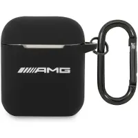 Mercedes Silicone Big Logo - AirPods Hülle (schwarz)