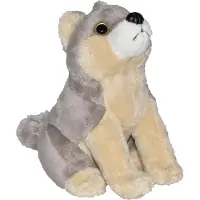 Wild republic Pluschtier Wolf - mit Sound - 20 cm - Plusch