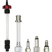 Jagwire Ersatz-Adapter-Set Pro Bleed Kit Silber - Bremsadapter für DOT & Mine...
