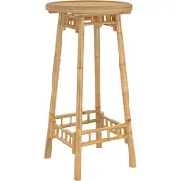 Syfax Garten-Bartisch Rund Ø55x100 cm Bambus