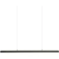 Arcchio LED-Büropendellampe Jolinda, schwarz, 118cm, up/down