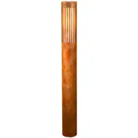 Konstsmide Wegelampe Pistoia, rostfarben, Höhe 95 cm, Metall, IP54