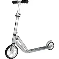 Hudora Little BigWheel, Scooter silber - Klappbar & Höhenverstellbar - Tretroller für Kinder, ab 3 Jahre - bis zu 100kg - Cityroller