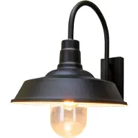 Konstsmide Nostalgische Wandleuchte Trapani Schwarz