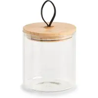 Zeller Glasbehälter mit Deckel und Griff, 880 ml