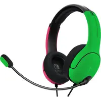 PDP Headset Stereo LVL40 Pink/Grün für Nintendo Switch 500-162-PKGR-EU