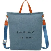 Gallantry Paris Gallantry, Seabag Cabas Handtasche in Jean, Blau
