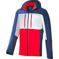 Black Crevice - Herren Wintersport Jacke | Farbe: Blau/Rot | Größe: XL