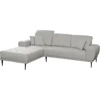 Mirjan 24 Ecksofa Rapallo, Stilvoll Polstermöbel, Modernes Eckcouch, Polstersofa vom Hersteller (Farbe: Luxo 6601, Seite: Links)