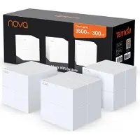 Tenda MW6, Wi-Fi 5 (802.11ac), Dual-Band (2,4 GHz/5 GHz), Ethernet/LAN, Weiß, Tragbarer Router