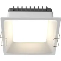 Maytoni Okno LED Einbaustrahler Weiß - Quadratisch , 12 W , CCT