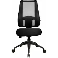 Topstar Bürostuhl Lady Sitness Deluxe, LT20B0 W500 schwarz Stoff