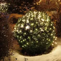 Hellum LED-System Profi Lichternetz außen verlängerbar warmweiß 208 LED ohne Netzkabel