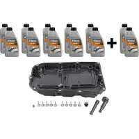 VAICO Ölwechselkit für Automatikgetriebe Satz 9 Gang 12L passend für MERCEDES-BENZ C-Klasse T-modell (S205) JR913E 7250 9G-Tronic