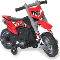 Jamara Elektro-Kindermotorrad "Power Bike", rot, Elektro-Kinderfahrzeuge, KinderB:36cm H:54cm T:83cm, Elektro-Kindermotorrad, B:36cm H:54cm T:83cm