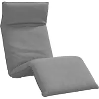 Syfax Sonnenliege Klappbar Grau 175x54x8,5 cm Oxford-Gewebe