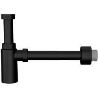 Jika Mio Style – Design-Siphon, matt schwarz, Artikelnummer H3742F07160001