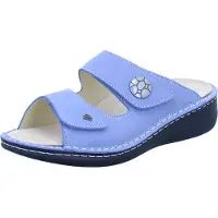Finn Comfort Damen Pantoletten MOOREA 29571-38, 29571-39, 29571-40, 29571-41, 29573-38, 29573-39, 29573-40, 29573-41, 29592-38, 29592-39, 29592-40, 29592-41 FCO-2642 blue 38