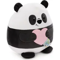 Nici Entspannter Panda Mit Herz-kissen 30 Cm Rosa Rosa One Size
